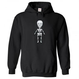 Baby Skeleton Unisex Classic Kids and Adults Pullover Hoodie